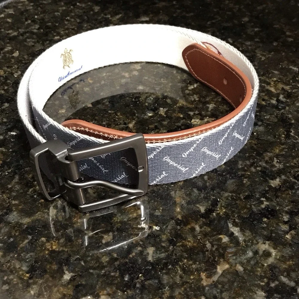 Men's Imperial‎ 1916 Belt Embroidered Quarterback Design Size 30-32